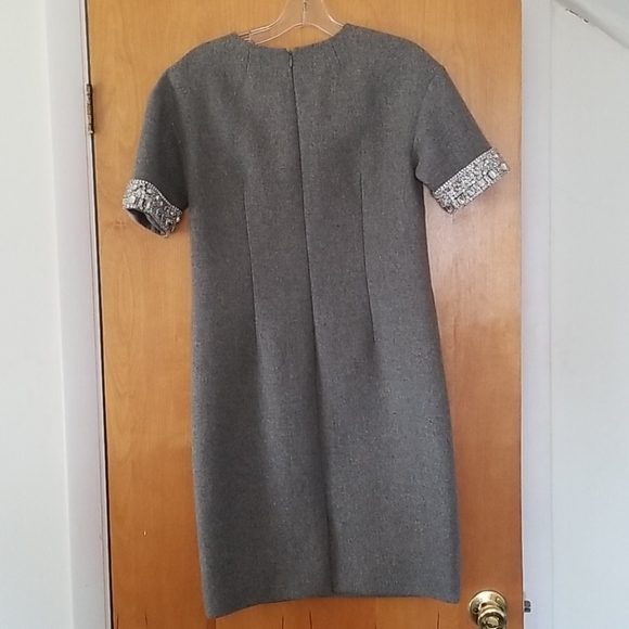 COPY - J.Crew Collection Wool-blend Short Sleeve Dress - Picture 2 of 6